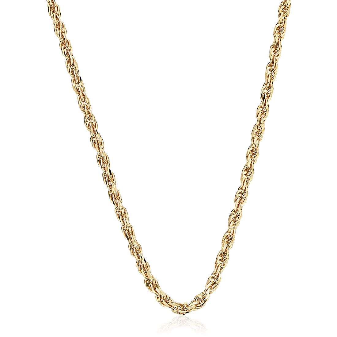 18" Rope Chain in 14k Yellow Gold (1.15 mm)