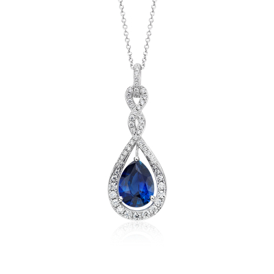 Blue And White Diamond Evil Eye Necklace : Client: Shimansky Blog Title: Celebrate the Brilliance of : This diamond and blue sapphire evil eye necklace set in 14k .