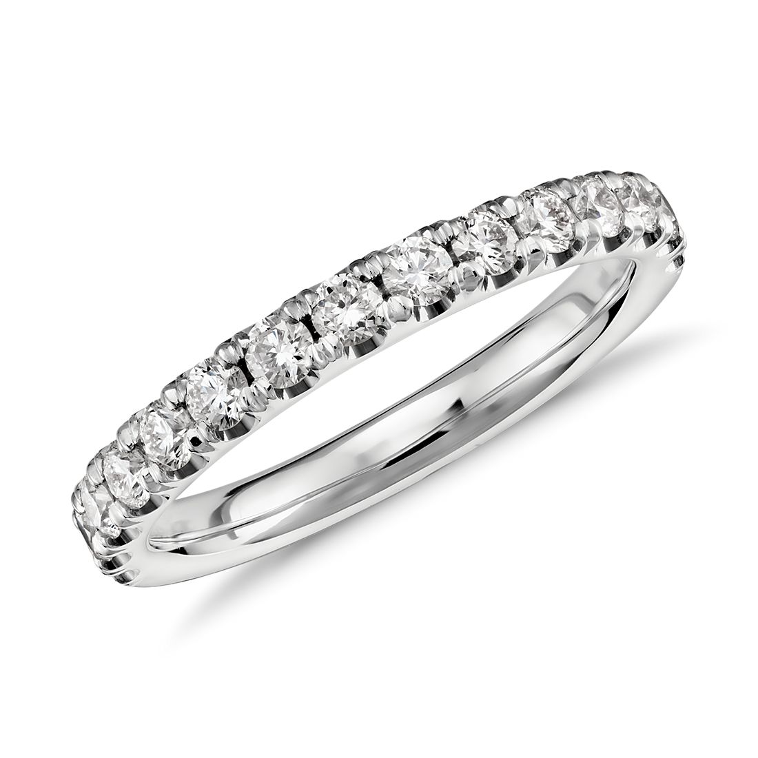 Scalloped Pavé Diamond Ring in Platinum 1/2 ct. tw. Blue Nile Scalloped Pavé Diamond Ring in Platinum 1/2 ct. tw. Blue Nile