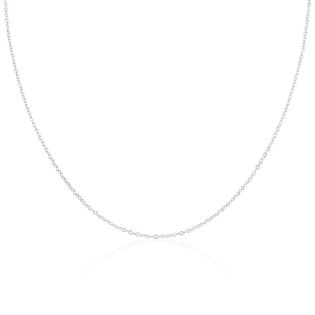 Cable Chain in Sterling Silver (1.35 mm)