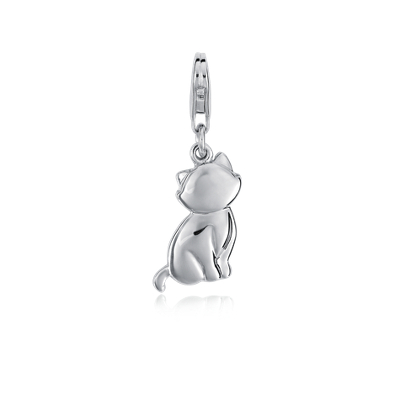 Cat Charm In Sterling Silver Blue Nile