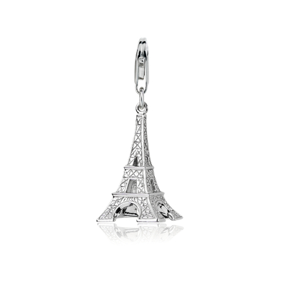 Eiffel Tower Charm in Sterling Silver | Blue Nile