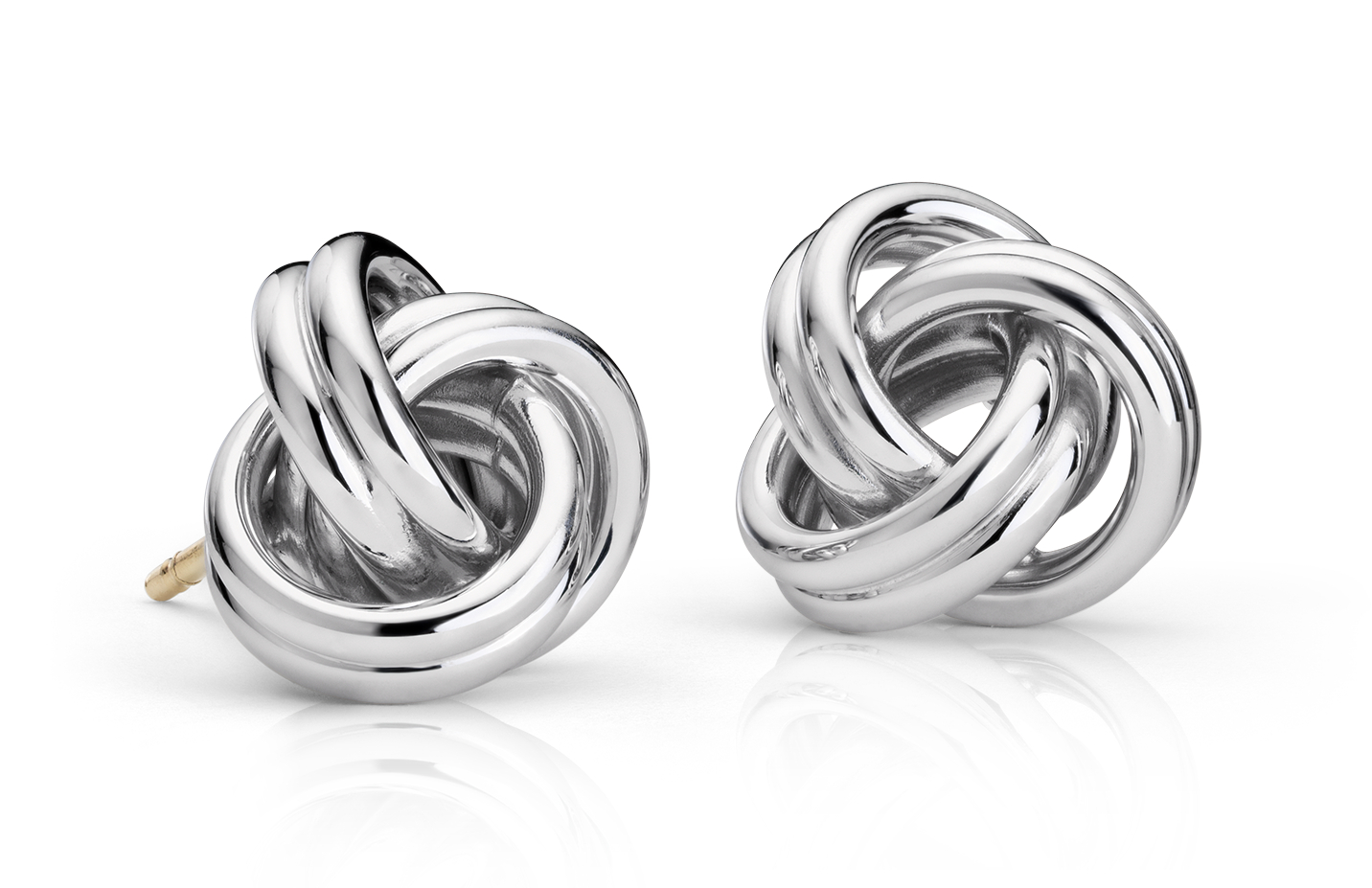Love Knot Earrings in Sterling Silver | Blue Nile