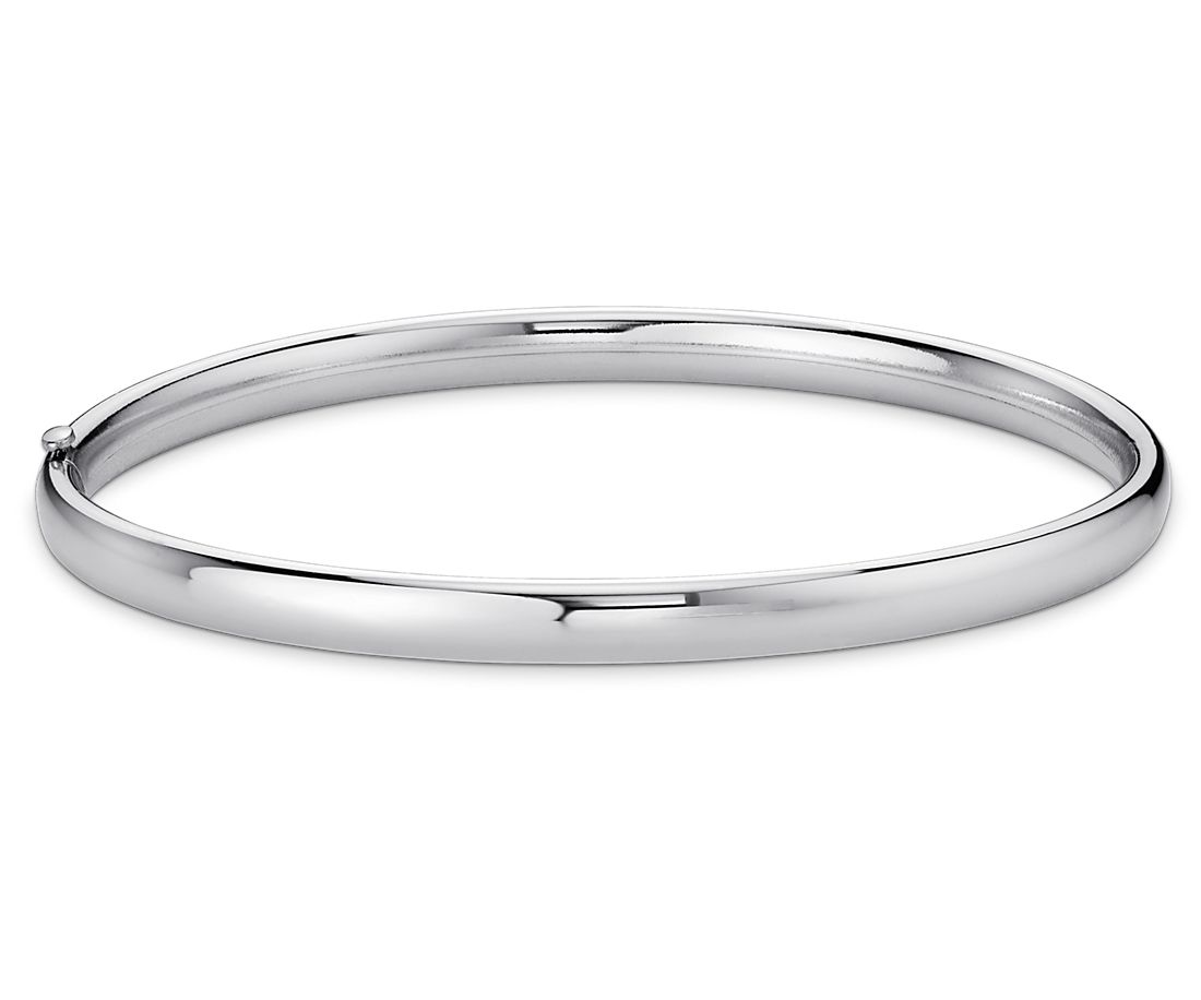 Polished Bangle Bracelet in Sterling Silver Blue Nile Polished Bangle Bracelet in Sterling Silver Blue Nile