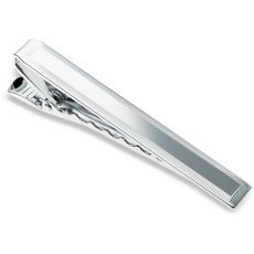 Framed Tie Clip in Sterling Silver