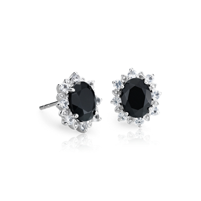 black earrings