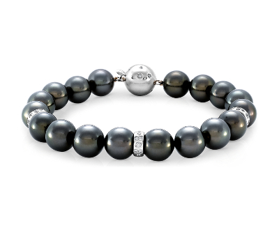 pearl diamond bracelet