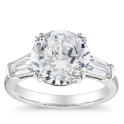  Blue  Nile  Studio Tapered Baguette Engagement  Ring  in 