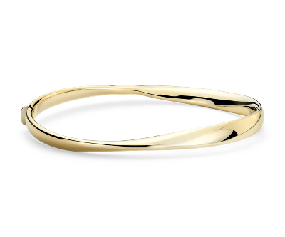 Esclava Retorcida En Oro Amarillo Italiano De 14k Blue Nile