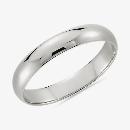 Jewellery Rings Bands Wave Minimal Silver Band Ring For Men 