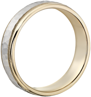 Side profile view of ring
