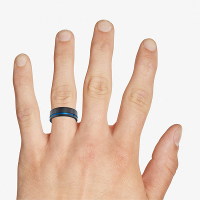 Top view of Ring on a hand