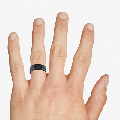 Top view of Ring on a hand