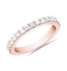 Bella Vaughan Asscher Diamond Wedding Ring in 18k Rose Gold (1.13 ct. tw.)