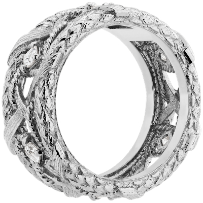 Side profile view of ring