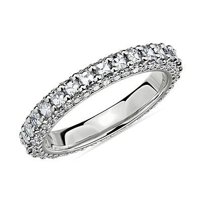 Bella Vaughan for Blue Nile Catarina Wedding Ring in Platinum (1.69 ct. tw.)