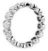 Bezel Oval Eternity Band in 14k White Gold (2.10 ct. tw.)