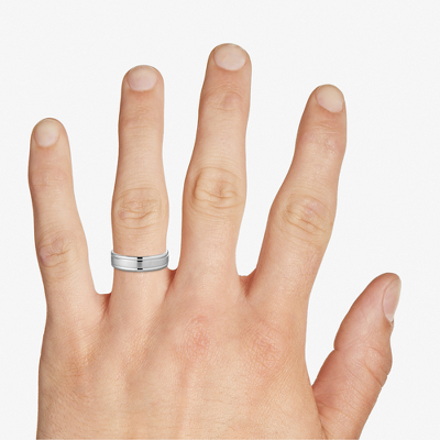 Top view of Ring on a hand