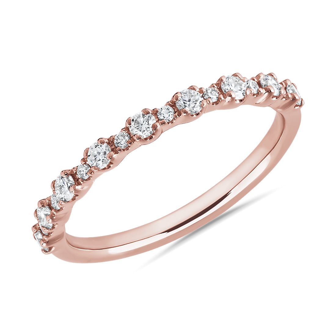 Capri Diamond Ring in 14k Rose Gold (1/4 ct. tw.)