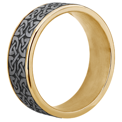 Side profile view of ring