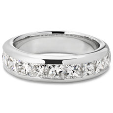 NEW Channel Set Princess Diamond Ring in Platinum (2 ct. tw.)