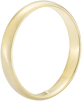 Side profile view of ring