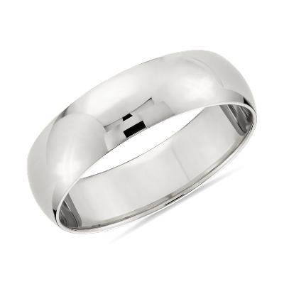 Classic Wedding Ring in Platinum (6mm) Blue Nile
