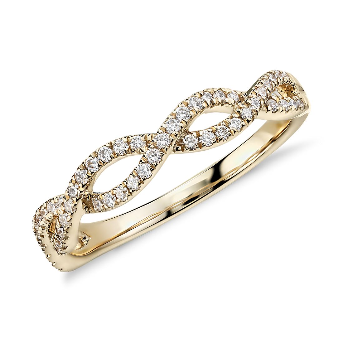 Colin Cowie Eternal Twist Diamond Ring in 14k Yellow Gold (1/4 ct. tw.)