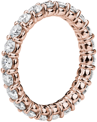 Side profile view of ring