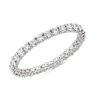 Comfort Fit Round Brilliant Diamond Eternity Ring in 14k White Gold (0.89 ct. tw.)