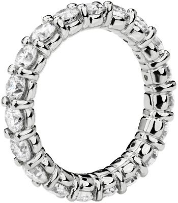 Side profile view of ring