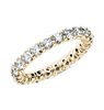 Comfort Fit Round Brilliant Diamond Eternity Ring in 14k Yellow Gold (2 ct. tw.)