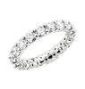 Comfort Fit Round Brilliant Diamond Eternity Ring in 18k White Gold (3 ct. tw.)
