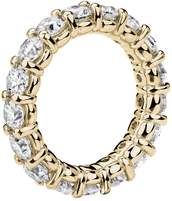 Side profile view of ring