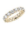 Comfort Fit Round Brilliant Diamond Eternity Ring in 18k Yellow Gold (5 ct. tw.)