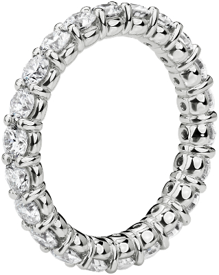Side profile view of ring