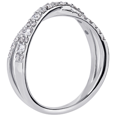 Side profile view of ring