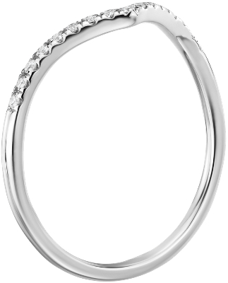 Side profile view of ring
