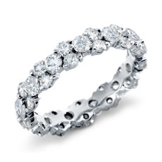 Garland Diamond Eternity Ring in Platinum