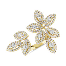 Diamond Foliage Fashion Ring in 14k Yellow Gold (2 1/4 ct. tw.)