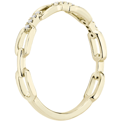 Side profile view of ring