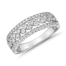 Diamond Triple-Row Marquise-Shaped Fashion Ring  (.45 ct. tw.)