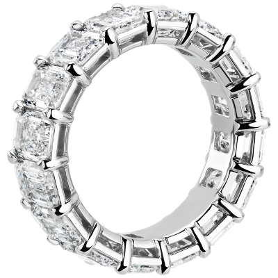 Side profile view of ring