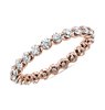 Floating Diamond Eternity Band in 14k Rose Gold (0.95 ct. tw.)