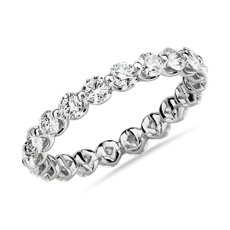 Floating Diamond Eternity Band in 14k White Gold (1 1/2 ct. tw.)