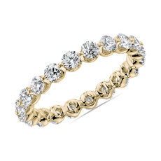 Floating Diamond Eternity Band in 14k Yellow Gold (1.5 ct. tw.)