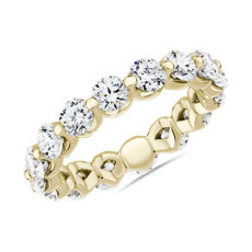 Floating Diamond Eternity Ring in 14k Yellow Gold (2.78 ct. tw.)
