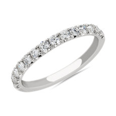 French Pavé Diamond Ring in 14k White Gold (1/2 ct. tw.)