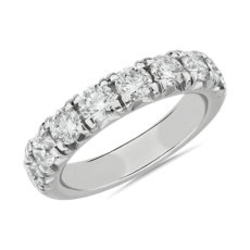 NEW French Pavé Diamond Ring in Platinum (2 ct. tw.)