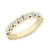 French Pavé Diamond Eternity Ring in 14k Yellow Gold (1.95 ct. tw.)